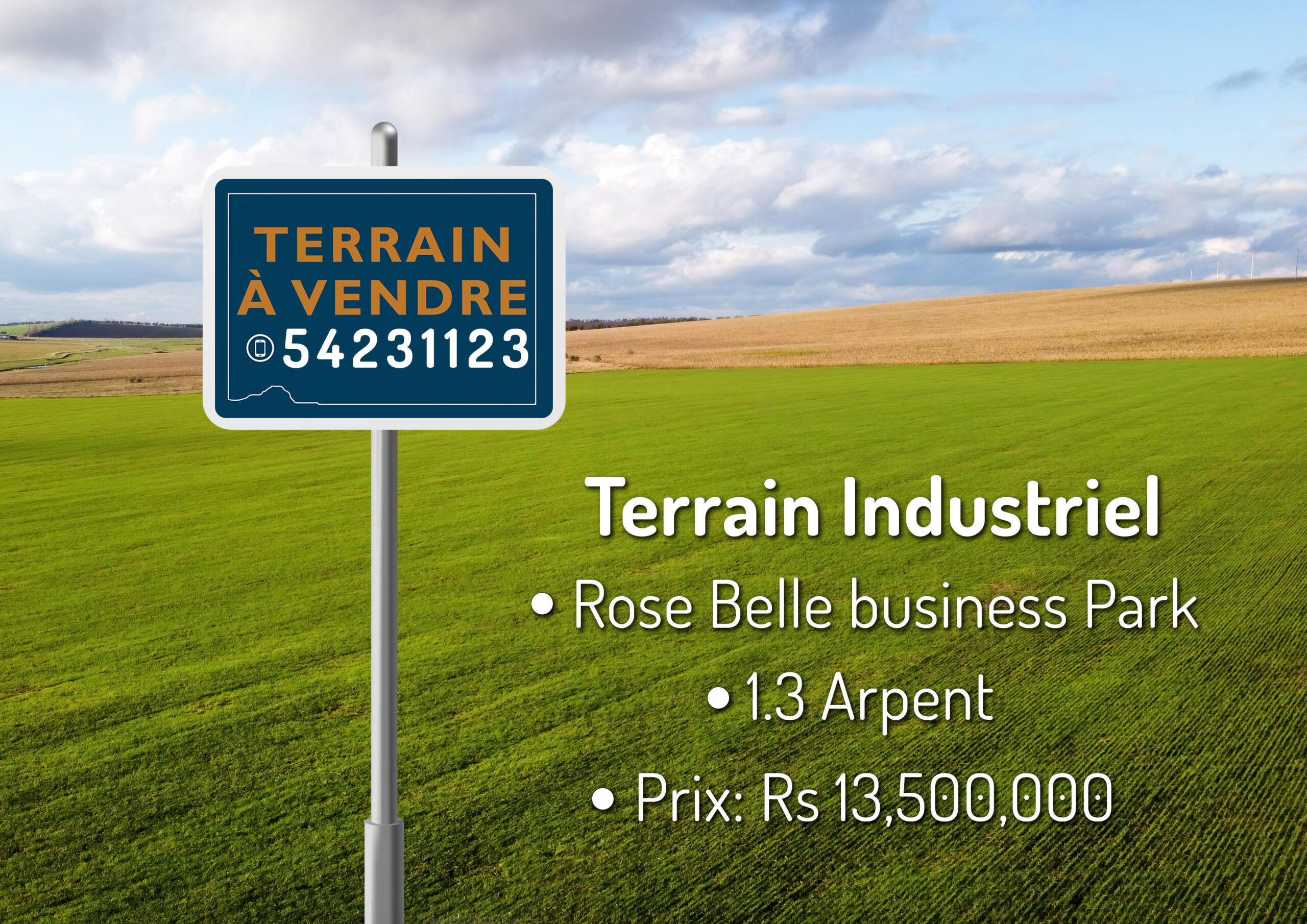 Terrain Industriel – Rose Belle business Park