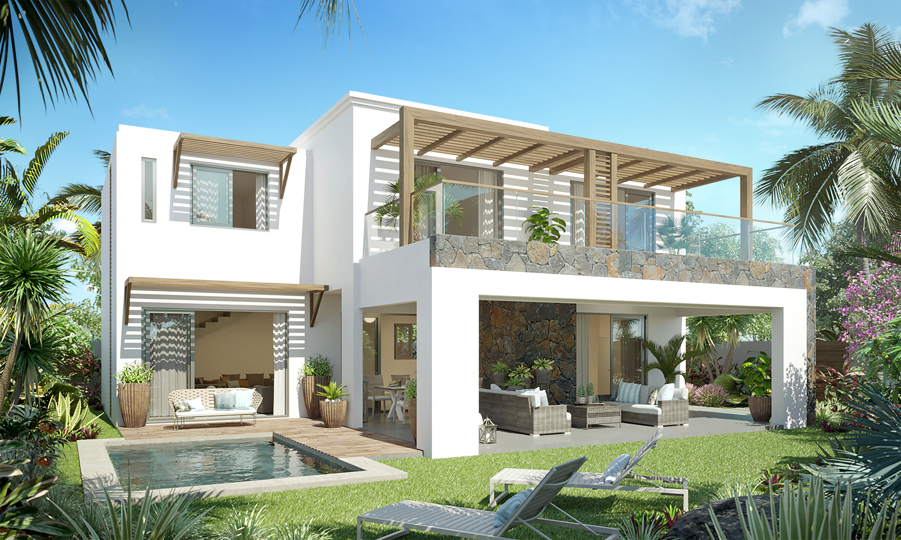 3 bedroom eco-luxury villa