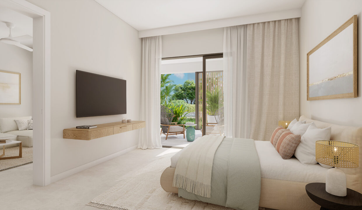 2 BEDROOM APARTMENT'S BEDROOM VIEW V2