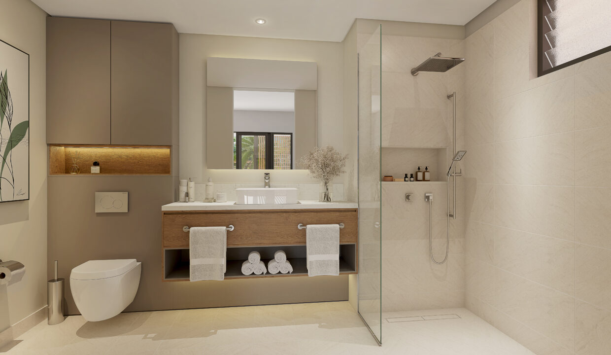 3 BED'S APARTMENTS- BATHROOM VIEW V4